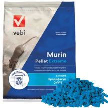 Отрова за мишки и плъхове пелета Vebi Murin Pellet Extreme 140 gr - Otrovi