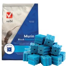 Отрова за мишки и плъхове Vebi Murin Block Extreme 300 гр.