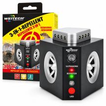 Ултразвуков уред против гризачи Weitech WK0311 3 в 1 – до 300 м² Ултразвуков уред против гризачи Weitech WK0311 3 в 1 – до 300 м² - Otrovi