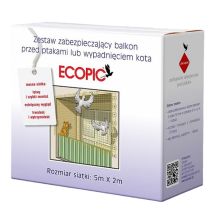 Мрежа против гълъби за защита на балкони и тераси ECOPIC 5 x 2 Мрежа против гълъби за защита на балкони и тераси ECOPIC 5 x 2 - Otrovi