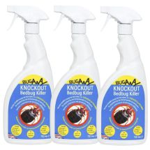 Комплект от 3 броя Knockout Bedbug Killer: Пълна и мощна защита срещу дървеници вкъщи - Otrovi
