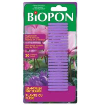 BIOPON торни пръчици за цъфтящи растения – 30 броя, концентрирана формула за обилен цъфтеж BIOPON торни пръчици за цъфтящи растения – 30 броя, концентрирана формула за обилен цъфтеж - Otrovi