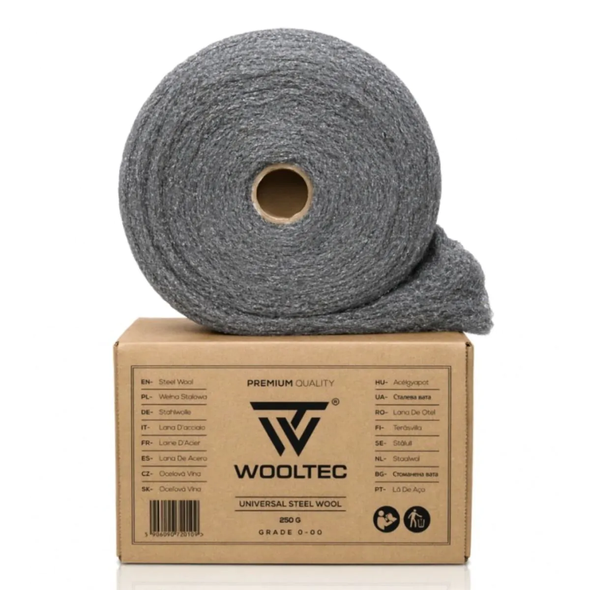 Стоманена вълна Wooltec 250 г за запълване на отвори срещу мишки и плъхове
