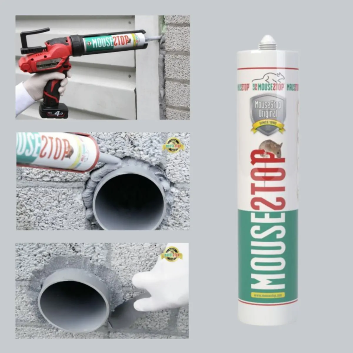 Уплътнител против мишки и плъхове MouseStop Original 300 мл - 7