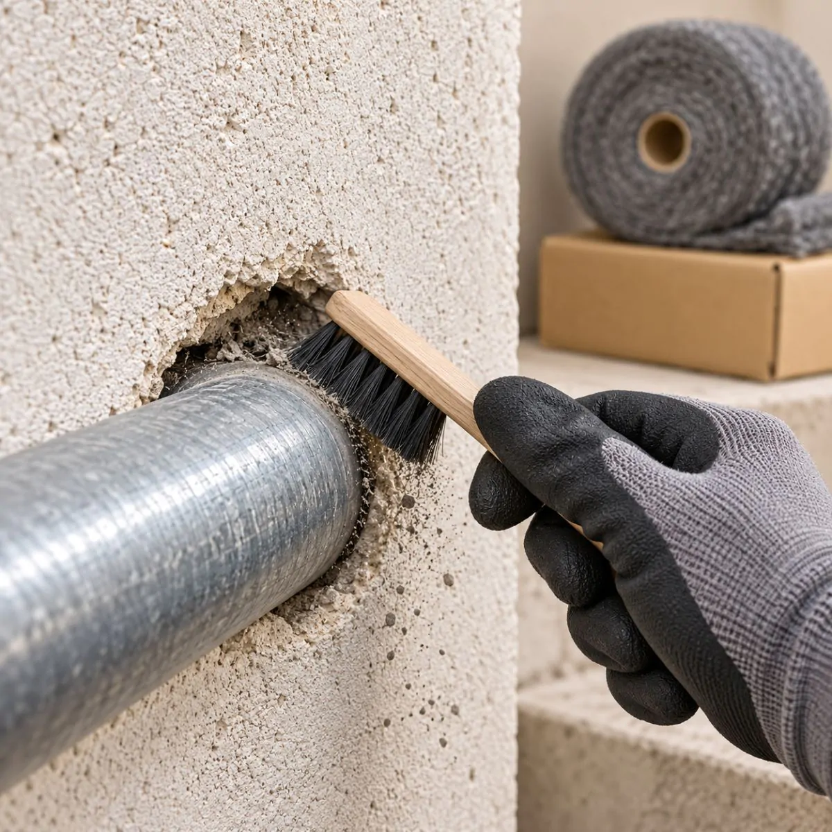 Комплект за запушване на дупки против гризачи – Wooltec 250 г + MouseStop Original 300 мл - 3