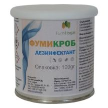 Димка за дезинфекция на въздух и повърхностности против плесен, бактерии и вируси Фумикроб 100 гр - Otrovi