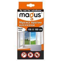 Мрежа против комари и летящи насекоми Magus 150 x 180 см Бяла - Otrovi