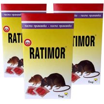 Ратимор паста отрова за мишки и плъхове 3 x 1кг. - Otrovi