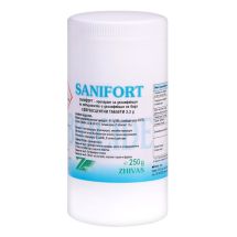 Хлорен дезинфектант за повърхности Санифорт таблета 250 гр - Otrovi