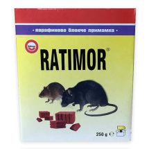 Ратимор парафиново блокче отрова за мишки и плъхове 250гр.