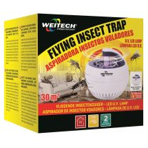 Капан за летящи насекоми с UV-светлина и вентилатор Weitech (USB, до 30 m²) - Otrovi