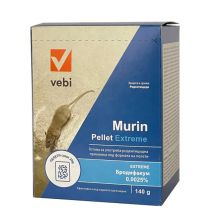 Отрова за мишки и плъхове пелета Vebi Murin Pellet Extreme 140 gr - Otrovi