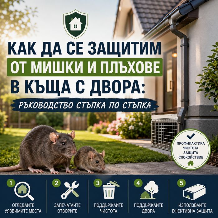 Как да се защитим от мишки и плъхове в къща с двора: Ръководство стъпка по стъпка