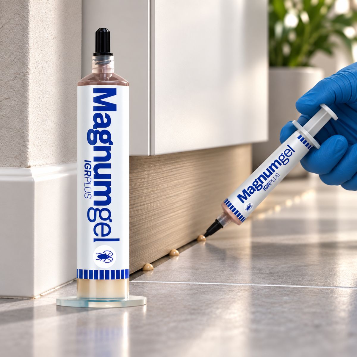 Magnum Gel IGR Plus инсектициден гел против хлебарки с точково приложение в кухня