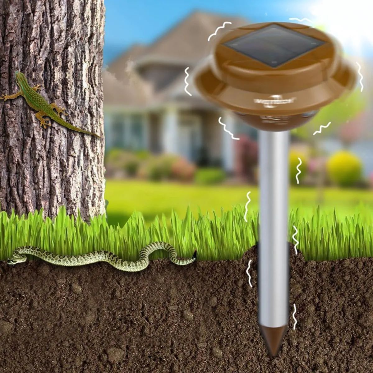 монтаж и поствяне на уред против змии