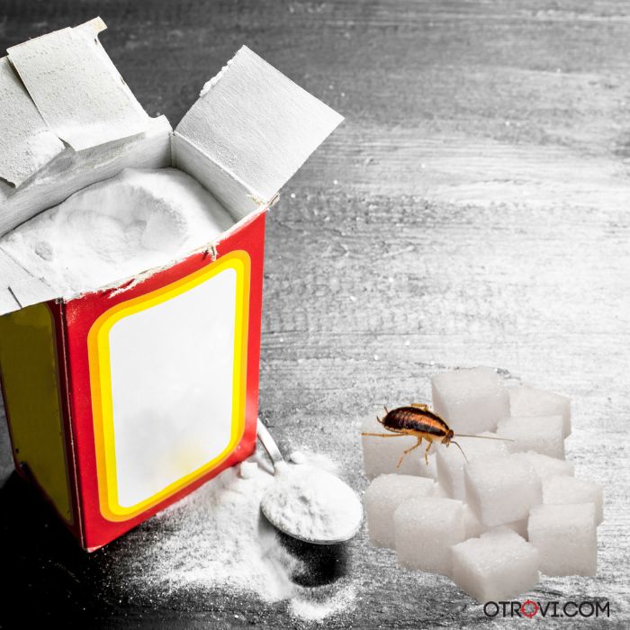 сода и захар против хлебарки