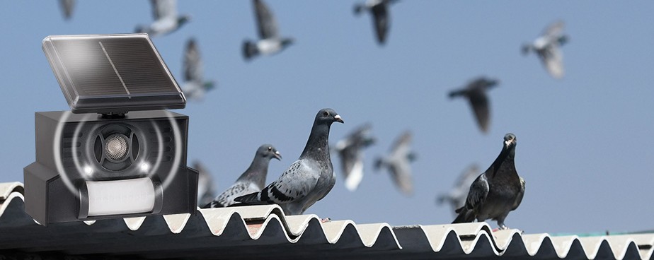 Соларен птицегон за защита от гълъби на тераси и балкони