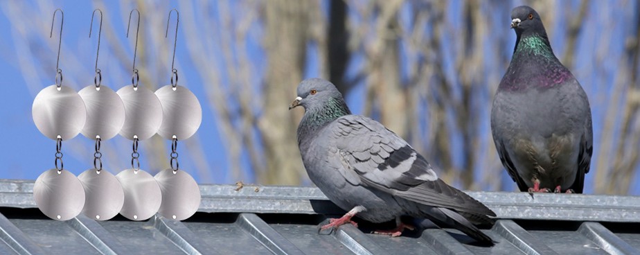 Дискове за прогонване на птици със светлоотразителен ефект
