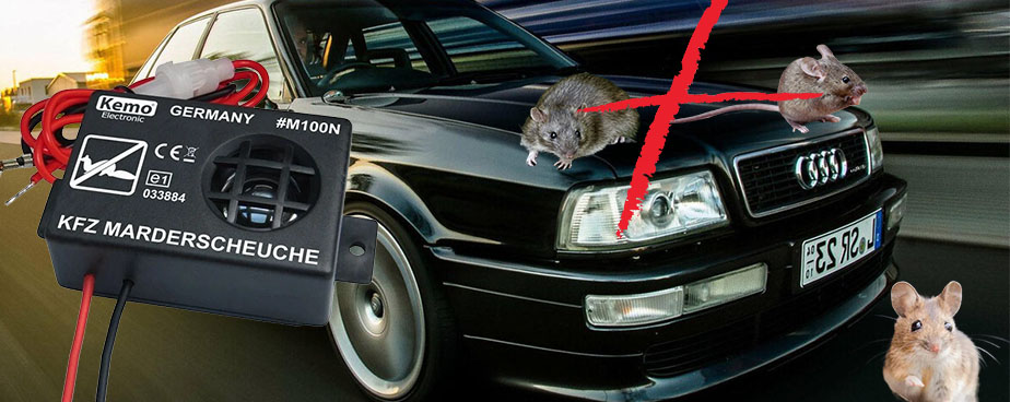 Уред за защита на автомобил от мишки, плъхове, белки и гризачи Kemo m100n