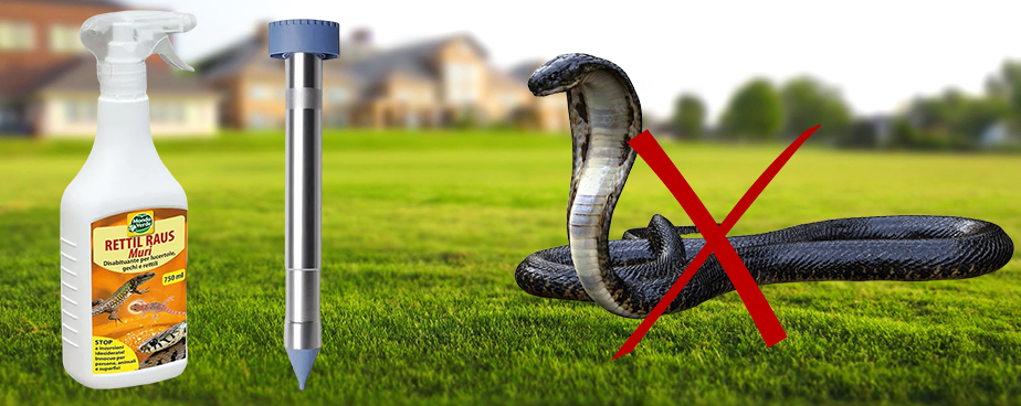 Комплект за защита от змии и гущери>>уред против змии>>препарат против змии