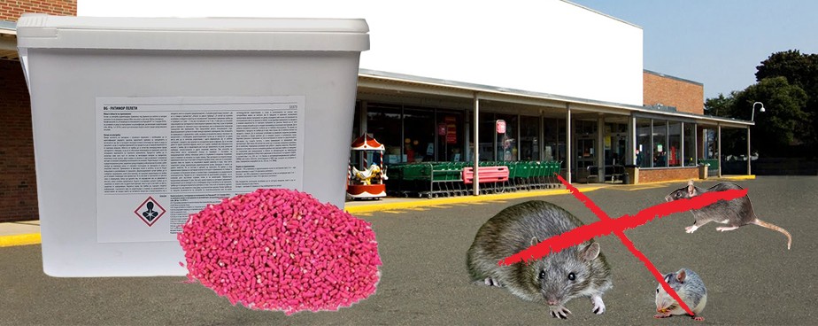 Червена отрова за мишки Ratimor Пелета 10 кг