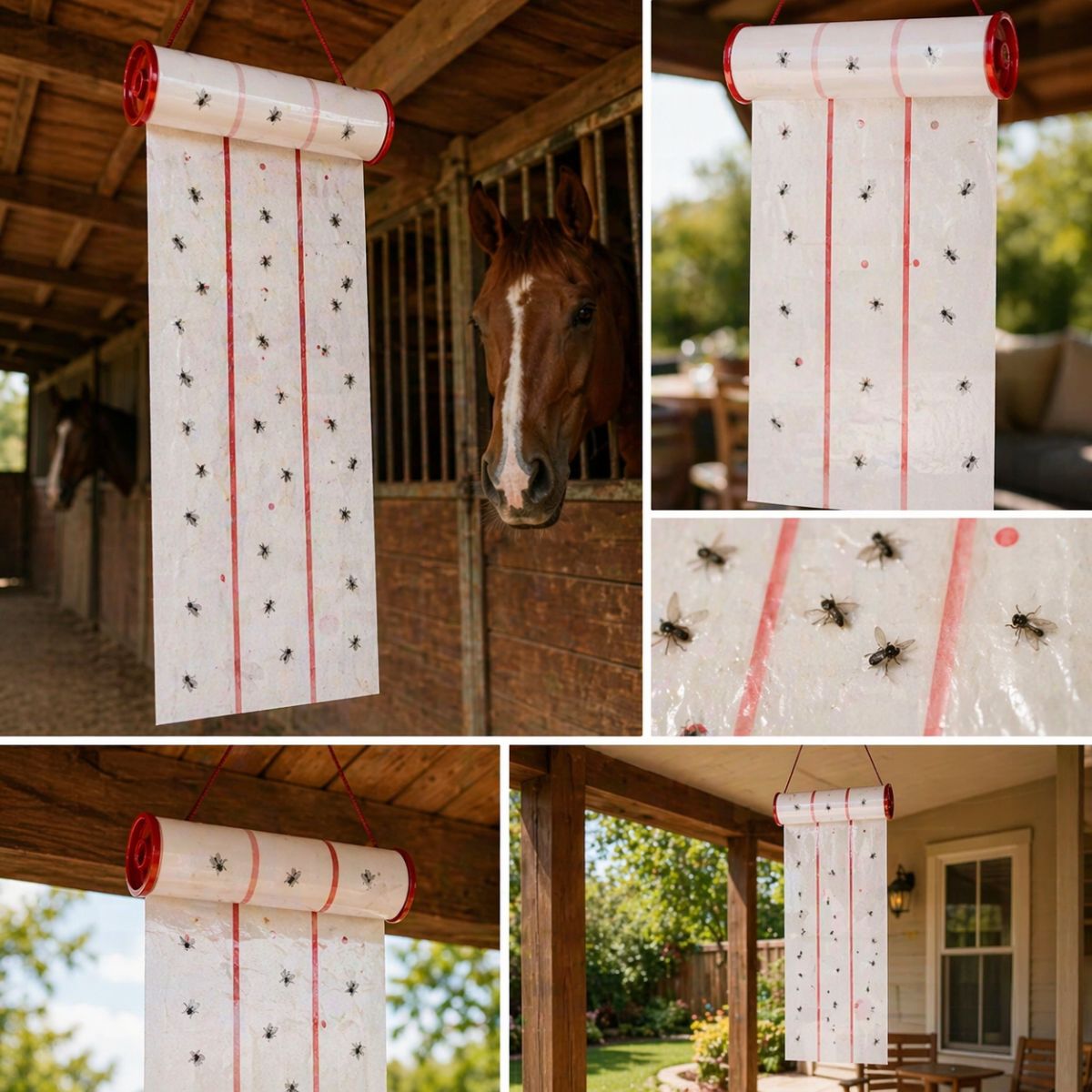 как работи мухоловка с лепило улавяне на мухи върху леплива повърхност