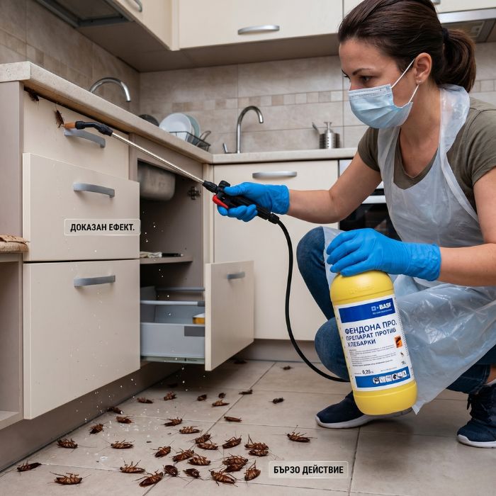 Кога е необходима повторна обработка s fendona против хлебарки