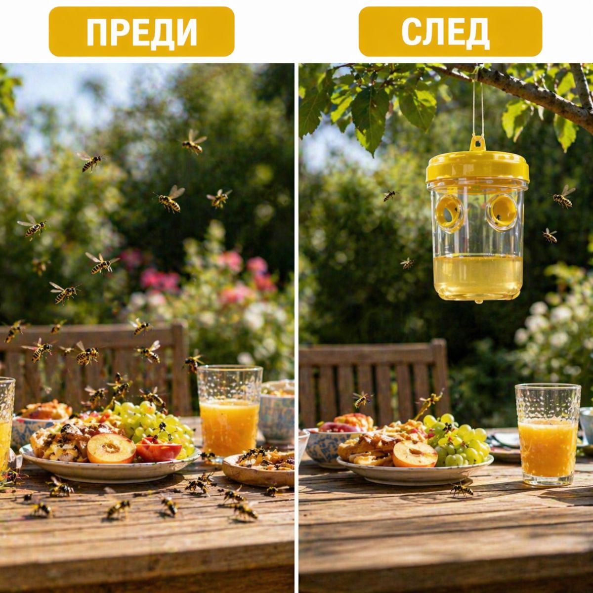 поставяне на примамка в капан за оси и правилна употреба на капана"